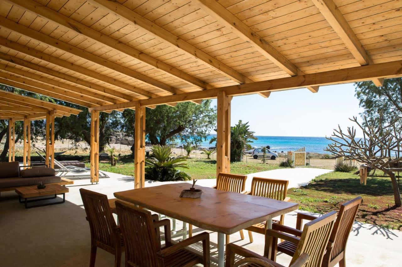 Mera Beachfront House - Falasarna Exterior foto