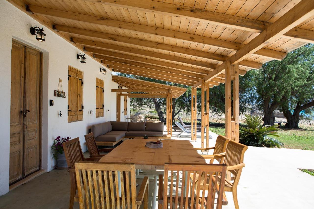 Mera Beachfront House - Falasarna Exterior foto