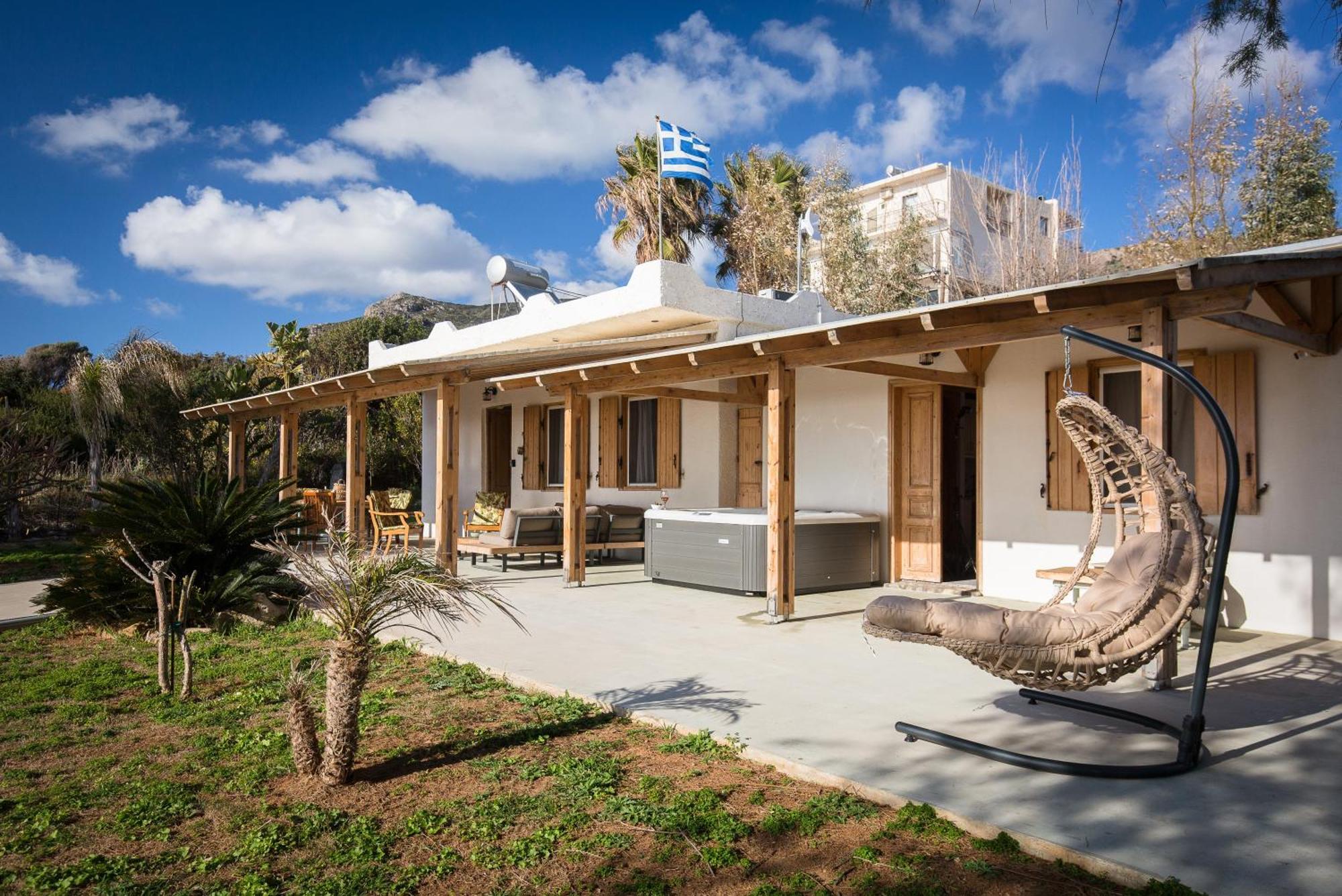 Mera Beachfront House - Falasarna Exterior foto